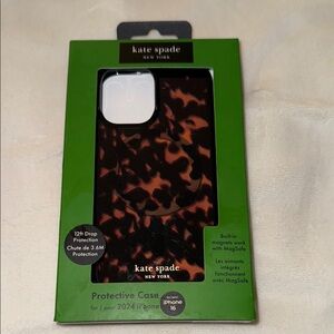 Kate Spade Tortoise Shell iPhone 16 Case